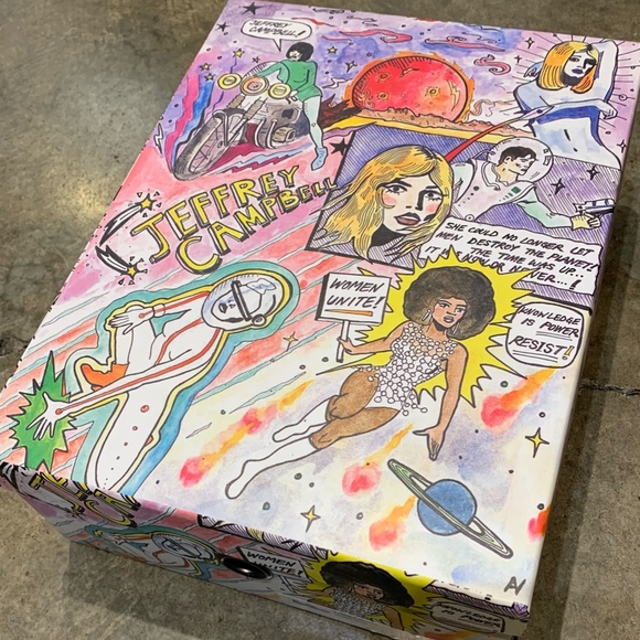 Jeffrey Campbell Blue Loafers - Picture 5 of 7